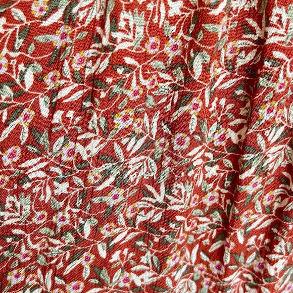 Natural Life Daisy Midi Dress Rusty Floral- Medium - Picture 3 of 3